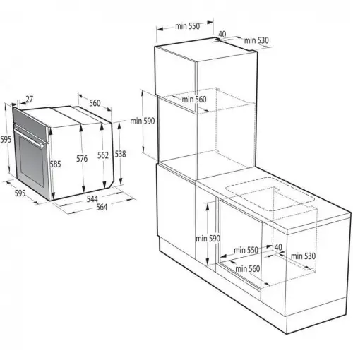 Духовка электрическая Gorenje BOS6747A05DG