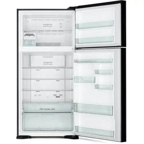Холодильник з морозильною камерою Hitachi R-V660PUC7BBK