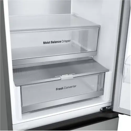 Холодильник з морозильною камерою LG GC-B459FNPW