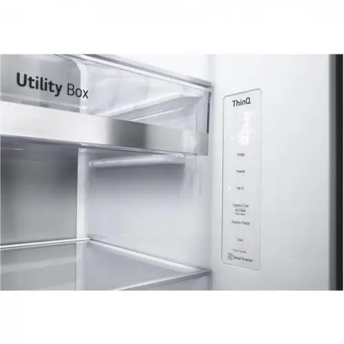 Холодильник з морозильною камерою LG GC-Q257CBFV