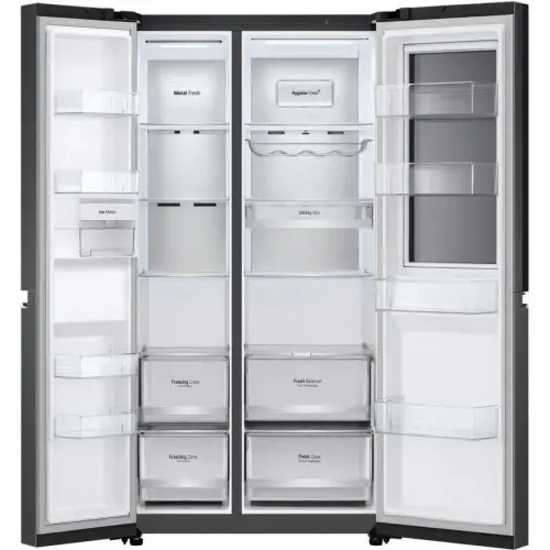Холодильник з морозильною камерою LG GC-Q257CBFV
