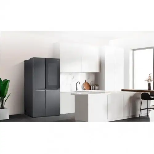 Холодильник з морозильною камерою LG GC-Q257CBFV