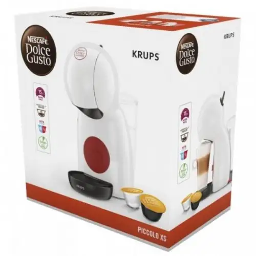 Капсульная кофеварка эспрессо Krups Nescafe Dolce Gusto Piccolo XS White KP1A0131