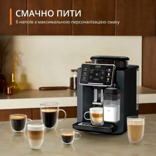 Кавомашина автоматична Krups Sensation Milk M90 EA912B10