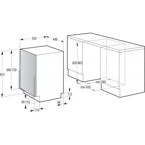 Посудомийна машина Gorenje GV520E10