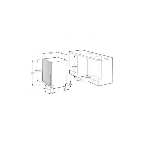Посудомийна машина Gorenje GV520E15
