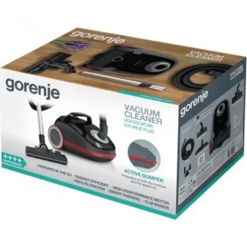 Пылесос с мешком Gorenje VCEA22GPLBK