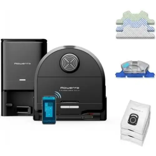 Робот-пылесос с влажной уборкой Rowenta X-Plorer Serie 240+ AI Animal & Allergy RR9695WH