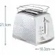 Тостер Russell Hobbs Groove White 26391-56 фото 6