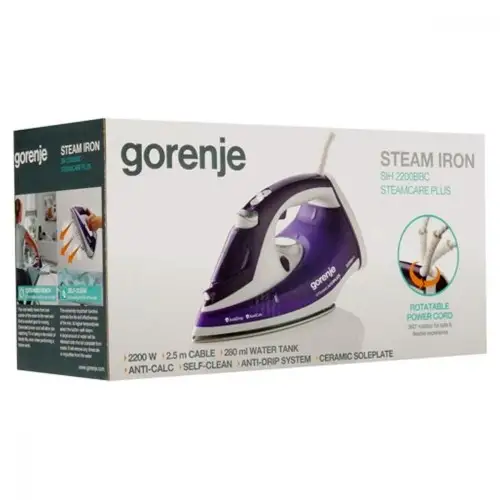 Утюг с паром Gorenje SIH2200BBC