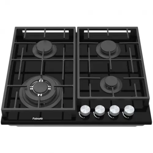 Газова варильна поверхня Fabiano FHG 8244 VGHT Black Glass (8111.406.1470)