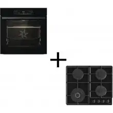 Газовая варочная поверхность с духовкой Gorenje BO6735E05B + GTW641EB