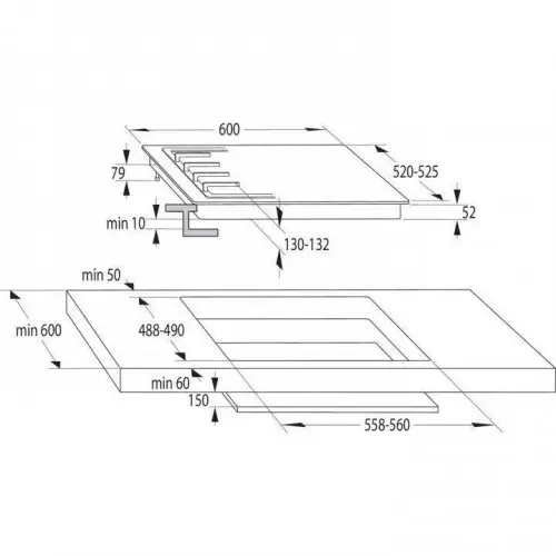 Варочная поверхность газовая Gorenje GW641EX