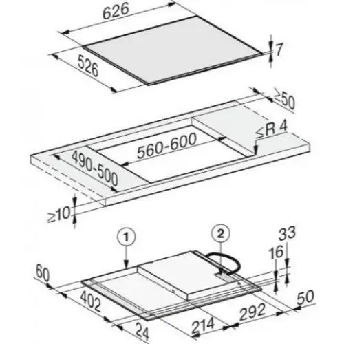 Индукционная варочная поверхность Miele KM 7361 FR