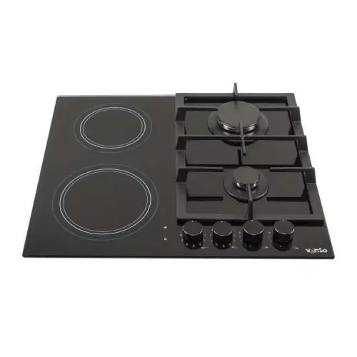 Варильна поверхня комбінована Ventolux HG622 B9G CS (BK)