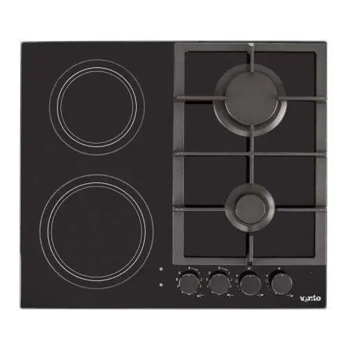 Варильна поверхня комбінована Ventolux HG622 B9G CS (BK)