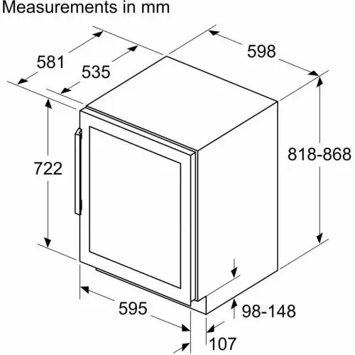 Винный шкаф Siemens KU21WAHG0