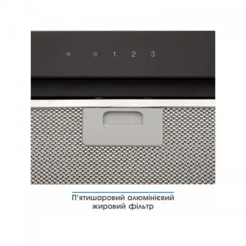 Витяжка вбудована Eleyus INTEGRA 1200 LED SMD 70 BL