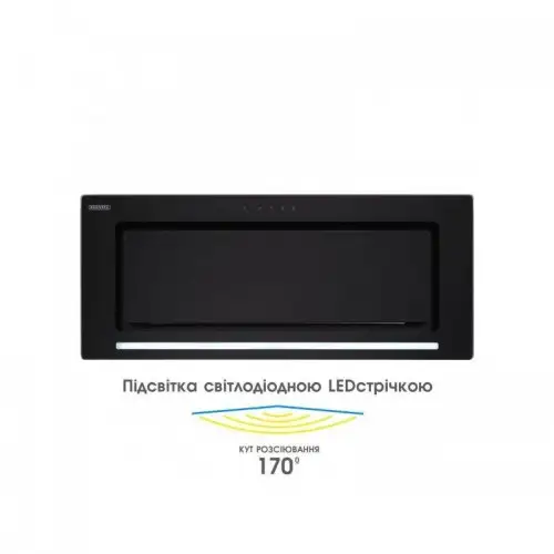 Витяжка вбудована Eleyus INTEGRA 1200 LED SMD 70 BL