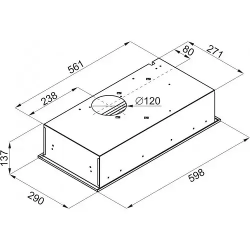 Витяжка вбудована Hansa OMC6242BH