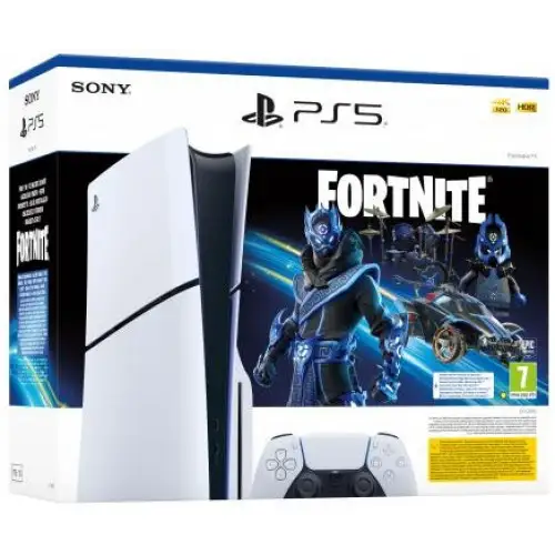 Стаціонарна ігрова приставка Sony PlayStation 5 Slim 1TB Fortnite Cobalt Star Bundle (1000045165)