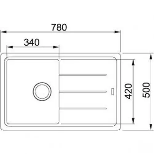 Кухонная мойка Franke Basis BFG 611-78 114.0306.793