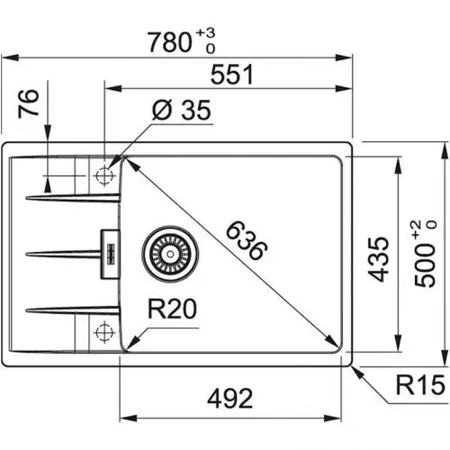 Кухонная мойка Franke Centro CNG 611-78 XL 114.0701.816