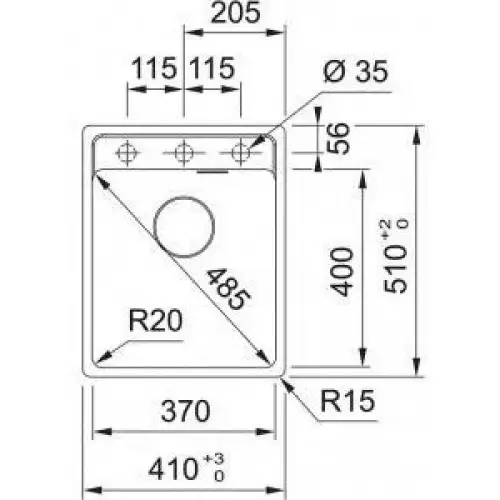 Кухонная мойка Franke Maris MRG 610-37 TL 114.0668.862