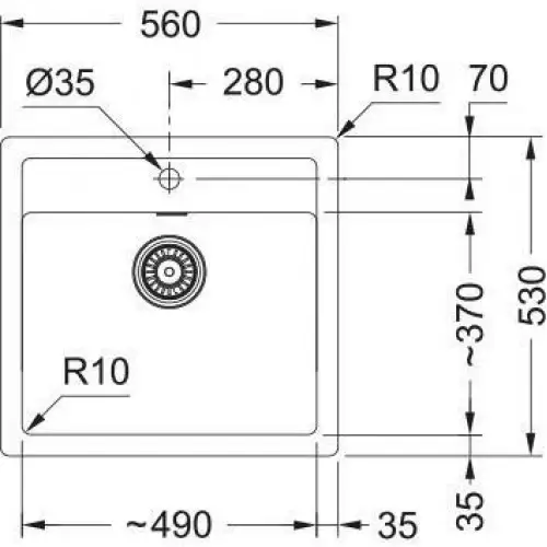 Кухонна мийка Franke Sirius SID 610-50 143.0691.533